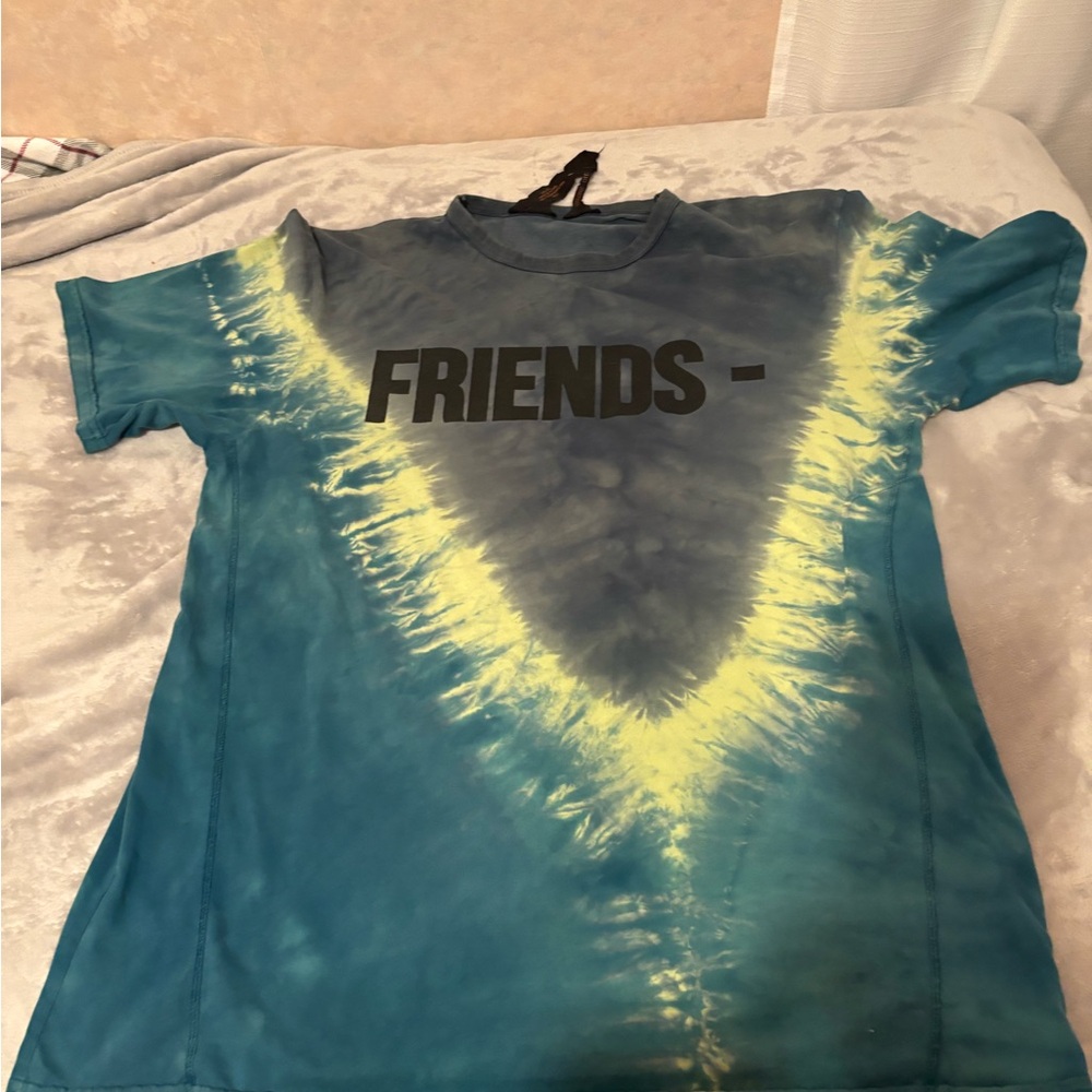 VLONE Black and Orange Graphic Tee